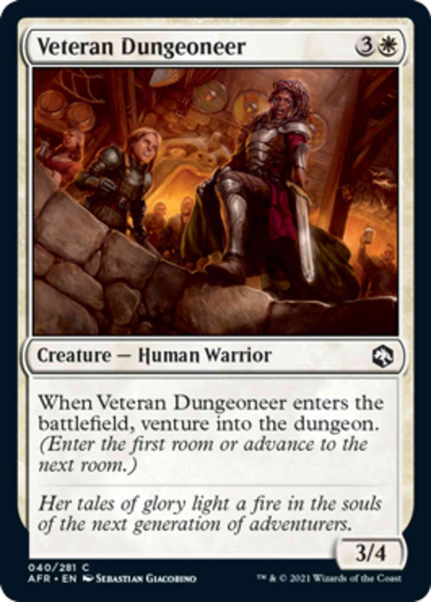 Veteran Dungeoneer [40] [Adventures in the Forgotten Realms] [Non-Foil]