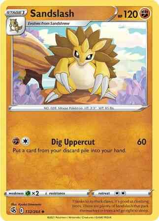 Sandslash - 132/264 - Uncommon [SWSH8-132] [Non-Holo]
