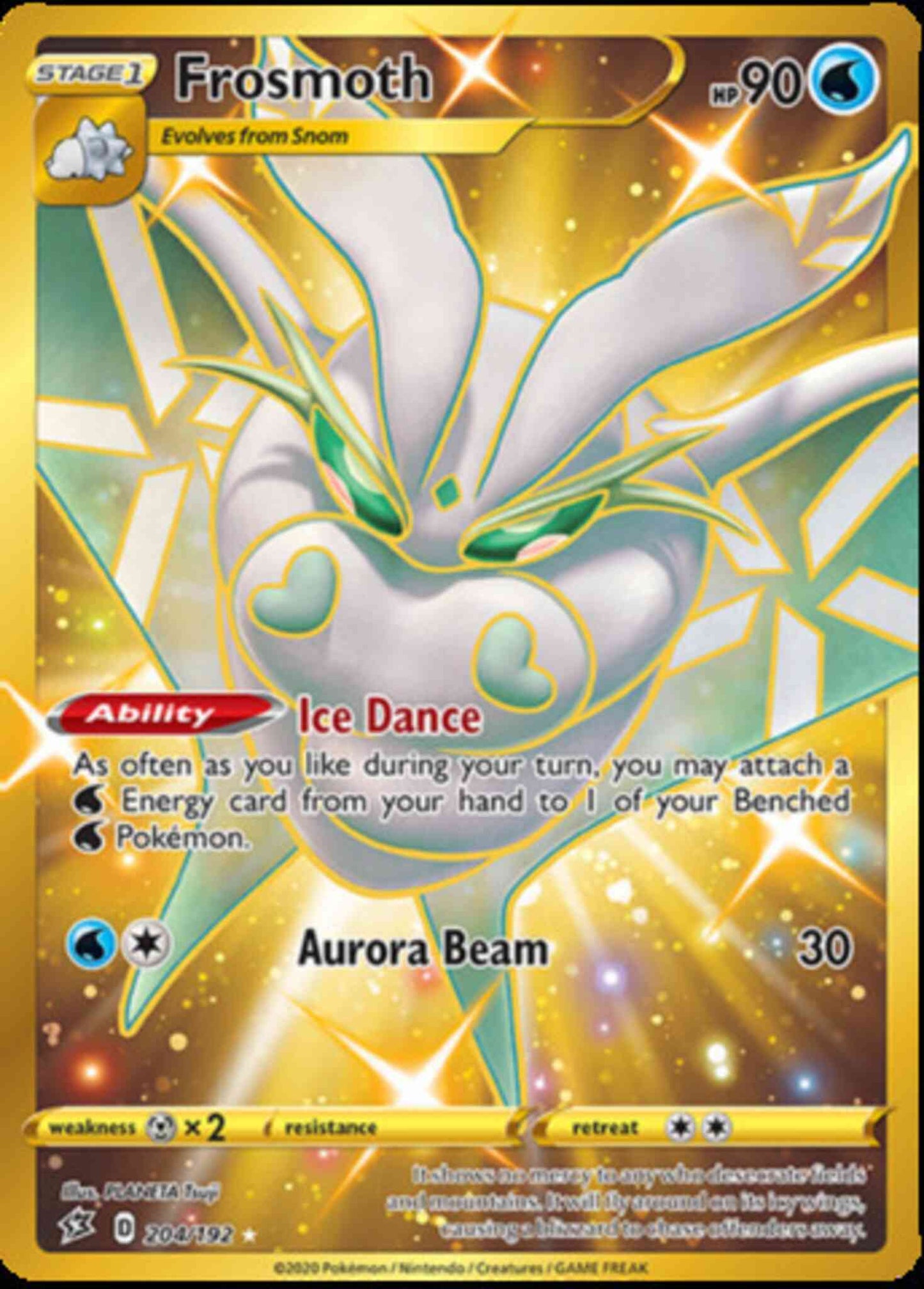 Frosmoth - 204/192 - Rare Secret [swsh2-204] [Secret]