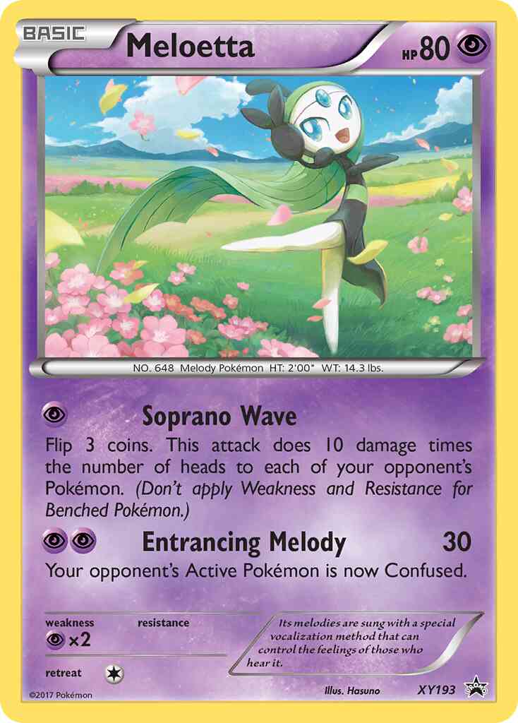 Meloetta - XY193 - Promo [xyp-XY193] [Holo]