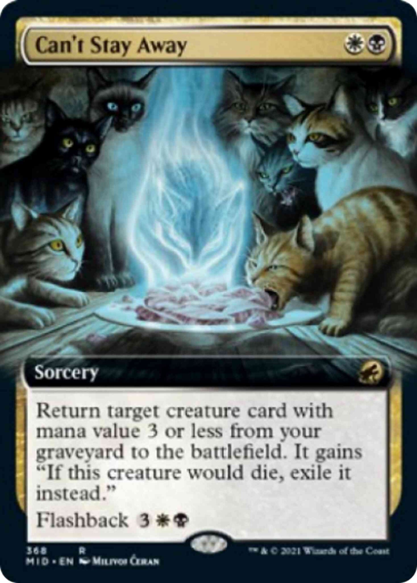 Can't Stay Away [368] [Extended Art] [Innistrad: Midnight Hunt] [Non-Foil]