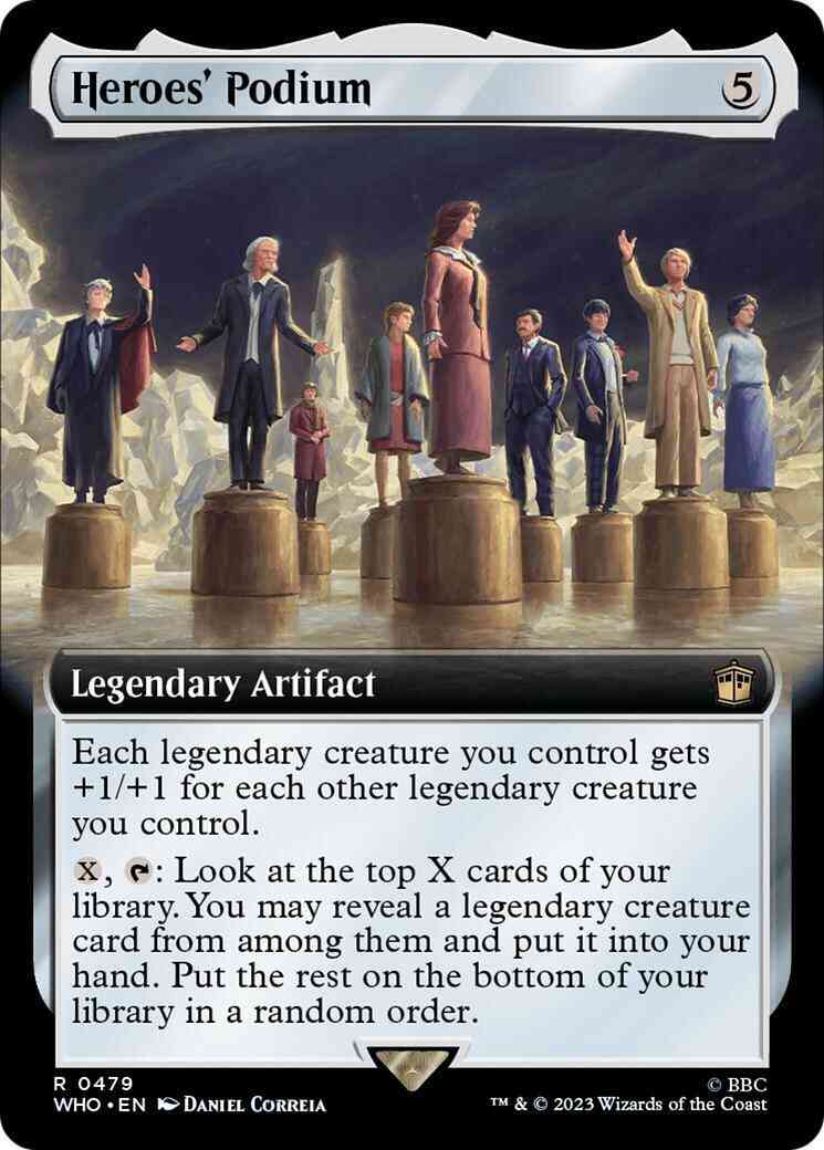 Heroes' Podium [479] [Extended Art] [Universes Beyond: Doctor Who] [Non-Foil]