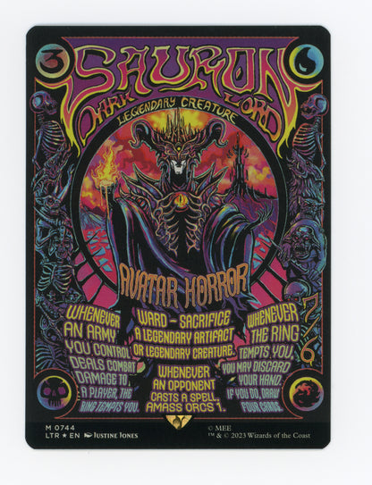 Sauron, the Dark Lord — Borderless|Poster|Foil — ID 18809
