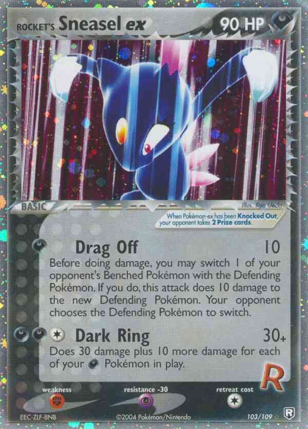 Rocket's Sneasel ex - 103/109 - Rare Holo EX [ex7-103] [Ultra]