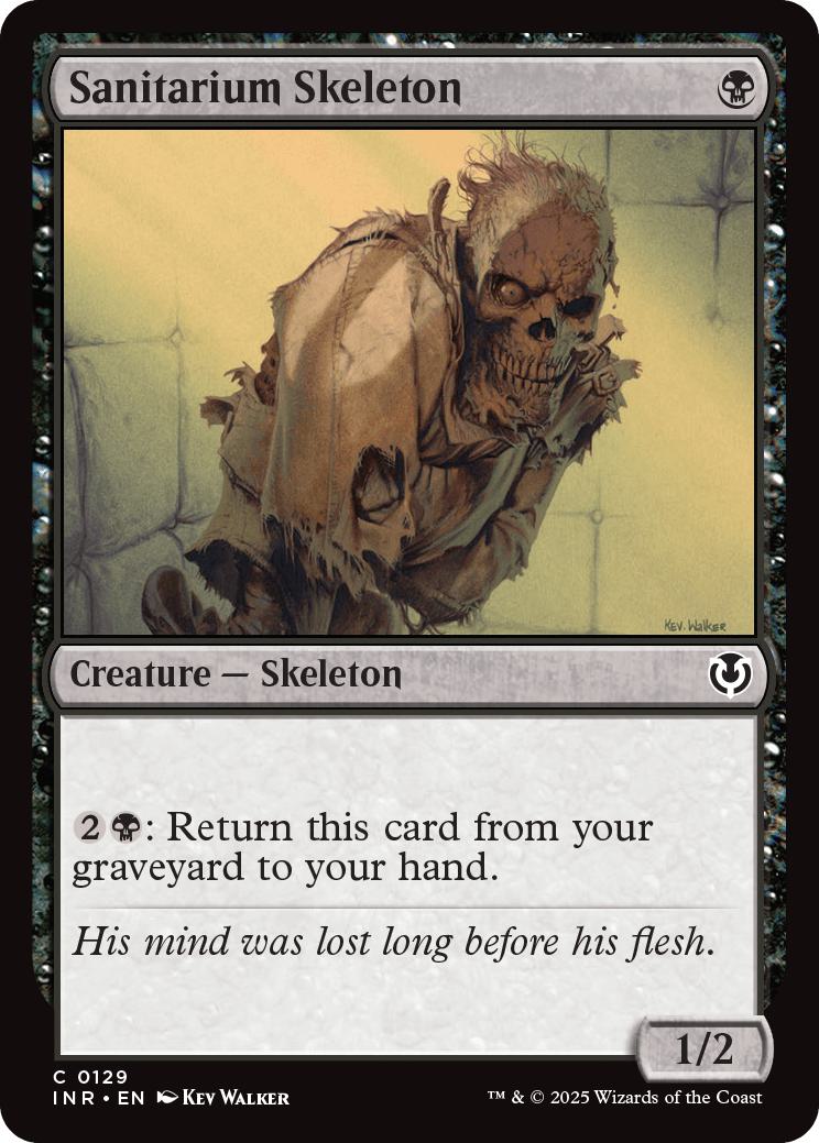 Sanitarium Skeleton [129] [Innistrad Remastered] [Foil]