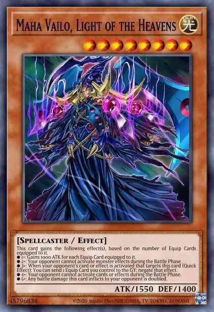 Maha Vailo, Light of the Heavens - BLVO-EN024 - Super Rare - 1st Edition