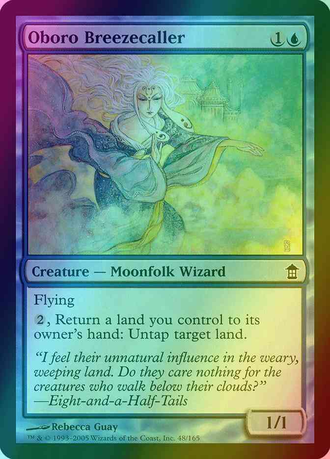 Oboro Breezecaller [48] [Saviors of Kamigawa] [Foil]