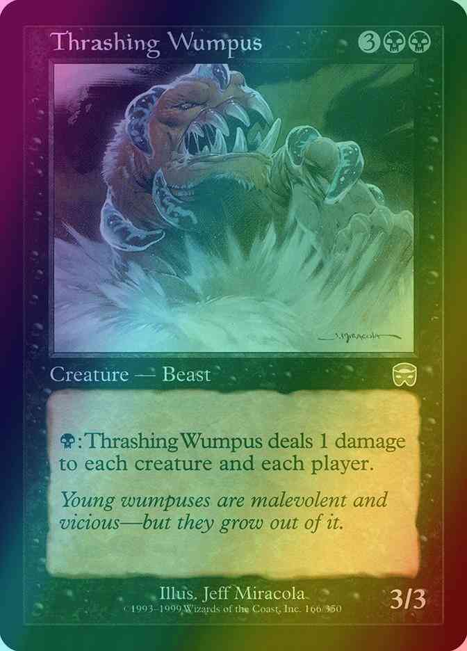 Thrashing Wumpus [166] [Mercadian Masques] [Foil]