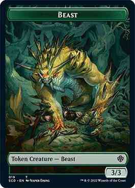 Beast Token (19) // Beast Token (19) [Starter Commander Decks: Tokens] [Non-Foil]