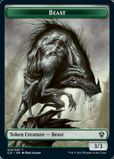 Beast Token (11) // Insect Token (17) [Commander 2021 Tokens] [Non-Foil]