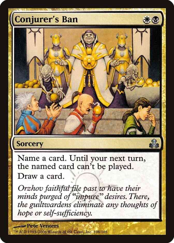 Conjurer's Ban [108] [Guildpact] [Non-Foil]