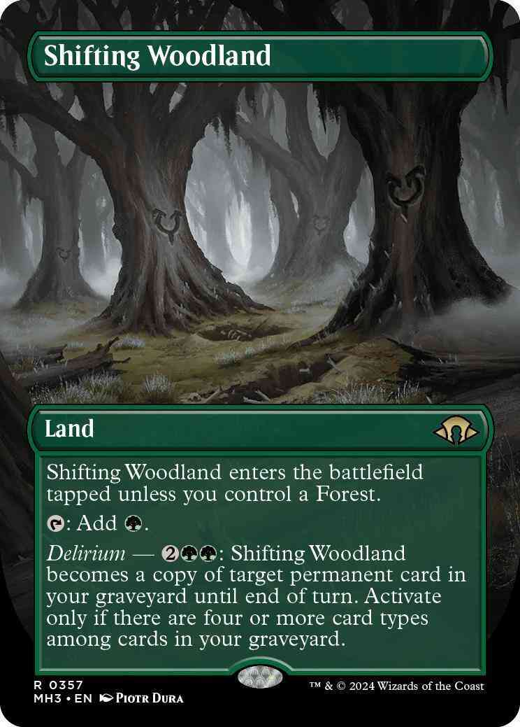 Shifting Woodland [357] [Borderless] [Modern Horizons 3] [Foil]