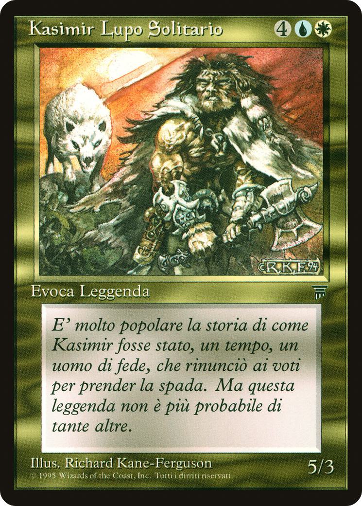 Kasimir the Lone Wolf - Italian [237] [Legends: Italian] [Non-Foil]