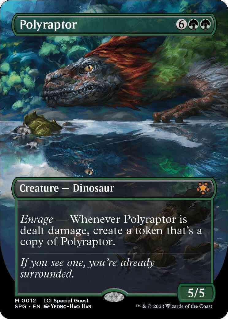 Polyraptor [12] [Borderless] [Special Guests] [Non-Foil]
