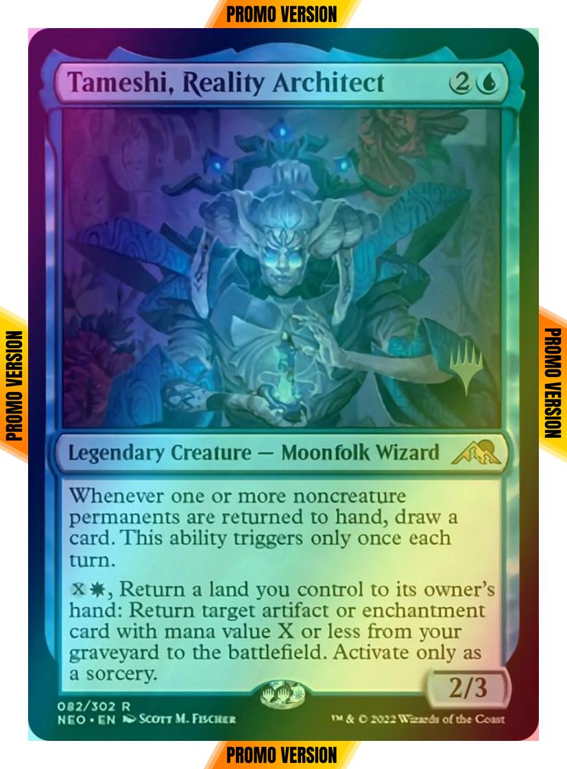 Tameshi, Reality Architect [Promo Pack] [82p] [Kamigawa: Neon Dynasty: Promos] [Foil]