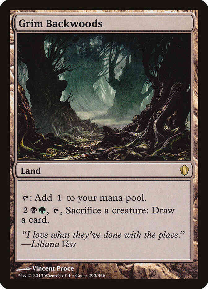 Grim Backwoods [292] [Commander 2013] [Non-Foil]
