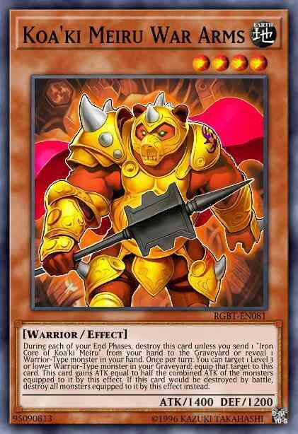Koa'ki Meiru War Arms - BP03-EN061 - Shatterfoil Rare - 1st Edition