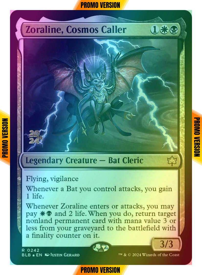 Zoraline, Cosmos Caller [242s] [Prerelease] [Bloomburrow: Promos] [Foil]