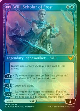Rowan, Scholar of Sparks // Will, Scholar of Frost [156] [Strixhaven: School of Mages] [Foil]