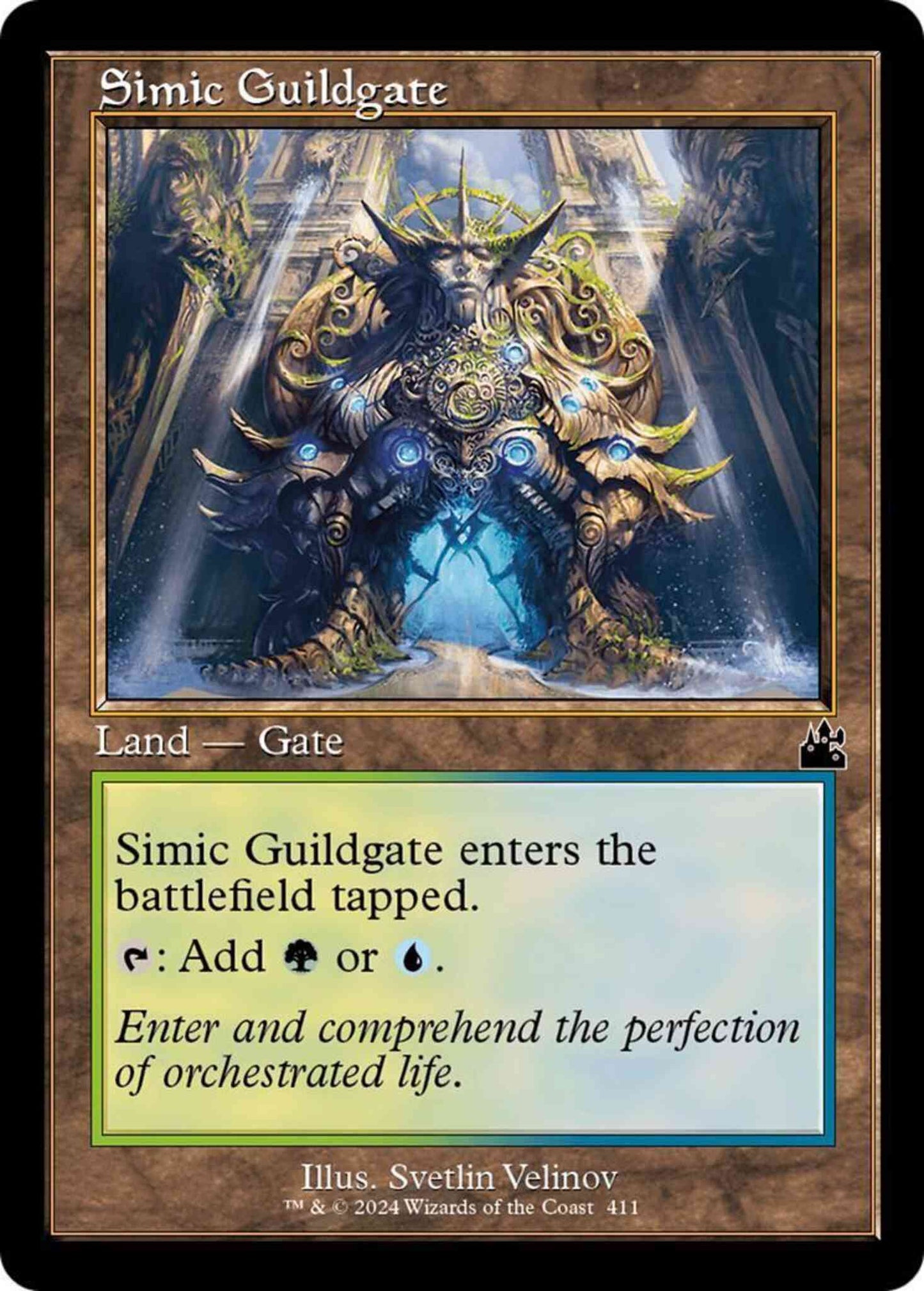 Simic Guildgate [411] [Retro Frame] [Ravnica Remastered] [Non-Foil]