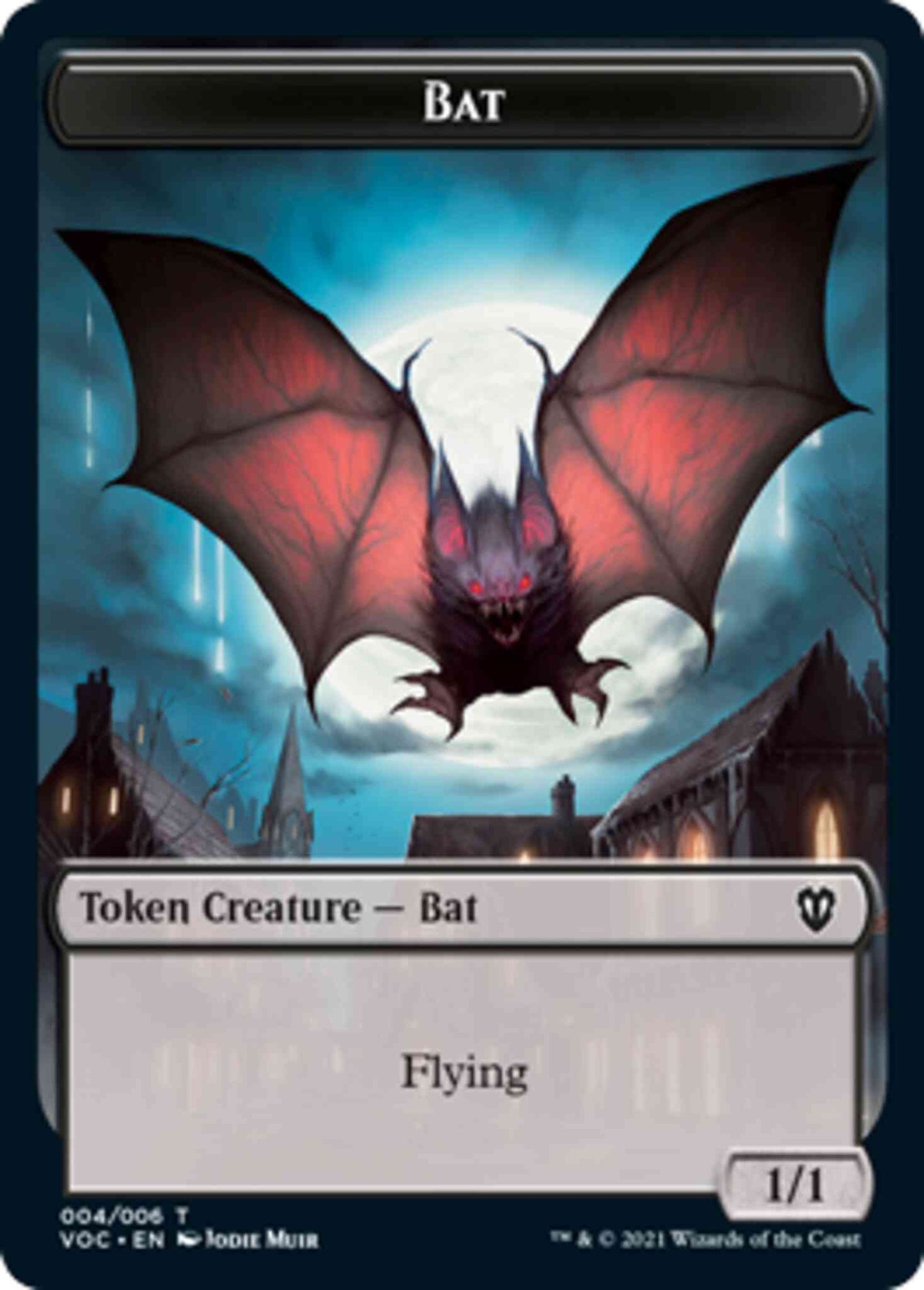 Bat Token (04) // Blood Token (17) [Innistrad: Crimson Vow: Commander: Tokens] [Non-Foil]