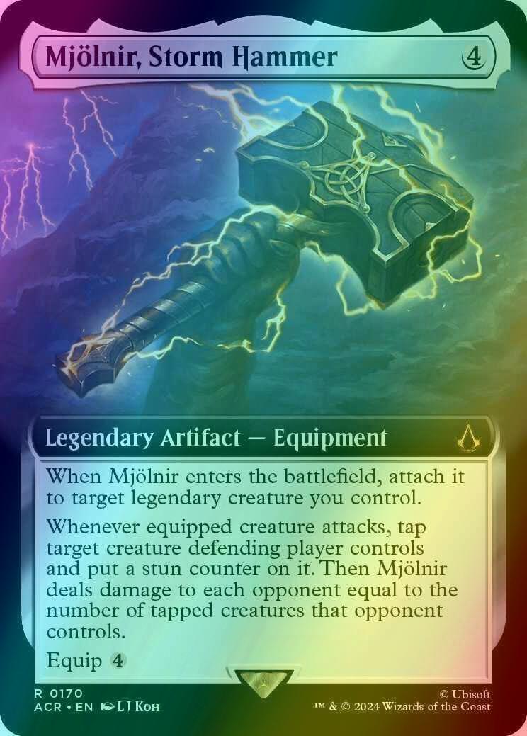 Mjölnir, Storm Hammer [170] [Extended Art] [Assassin's Creed] [Foil]