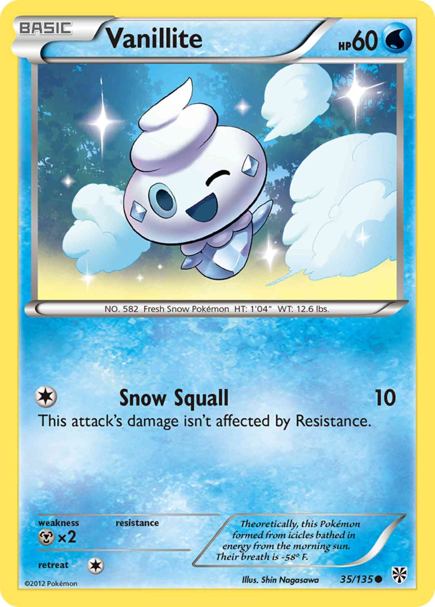 Vanillite - 35/135 - Common [bw8-35] [Non-Holo]