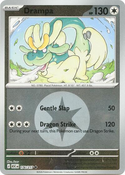 Drampa - Energy Symbol Pattern - 176/217 - Uncommon [me025-176] [Reverse Holo]