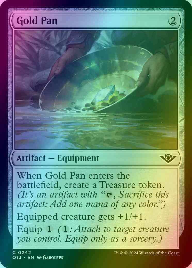 Gold Pan [242] [Outlaws of Thunder Junction] [Foil]