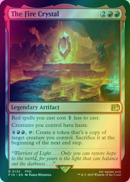 mtg final fantasy fire crystal The [135] [FINAL FANTASY] [Foil] – Face to Face Games Sacrifice it at the Turtle Van - Teenage Qty:Two Starter Decks (Both Variants) Online