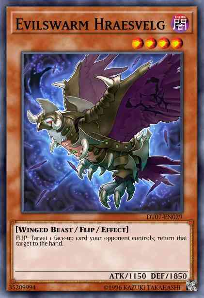 Evilswarm Hraesvelg - DT07-EN029 - Duel Terminal Rare Parallel Rare - Duel Terminal