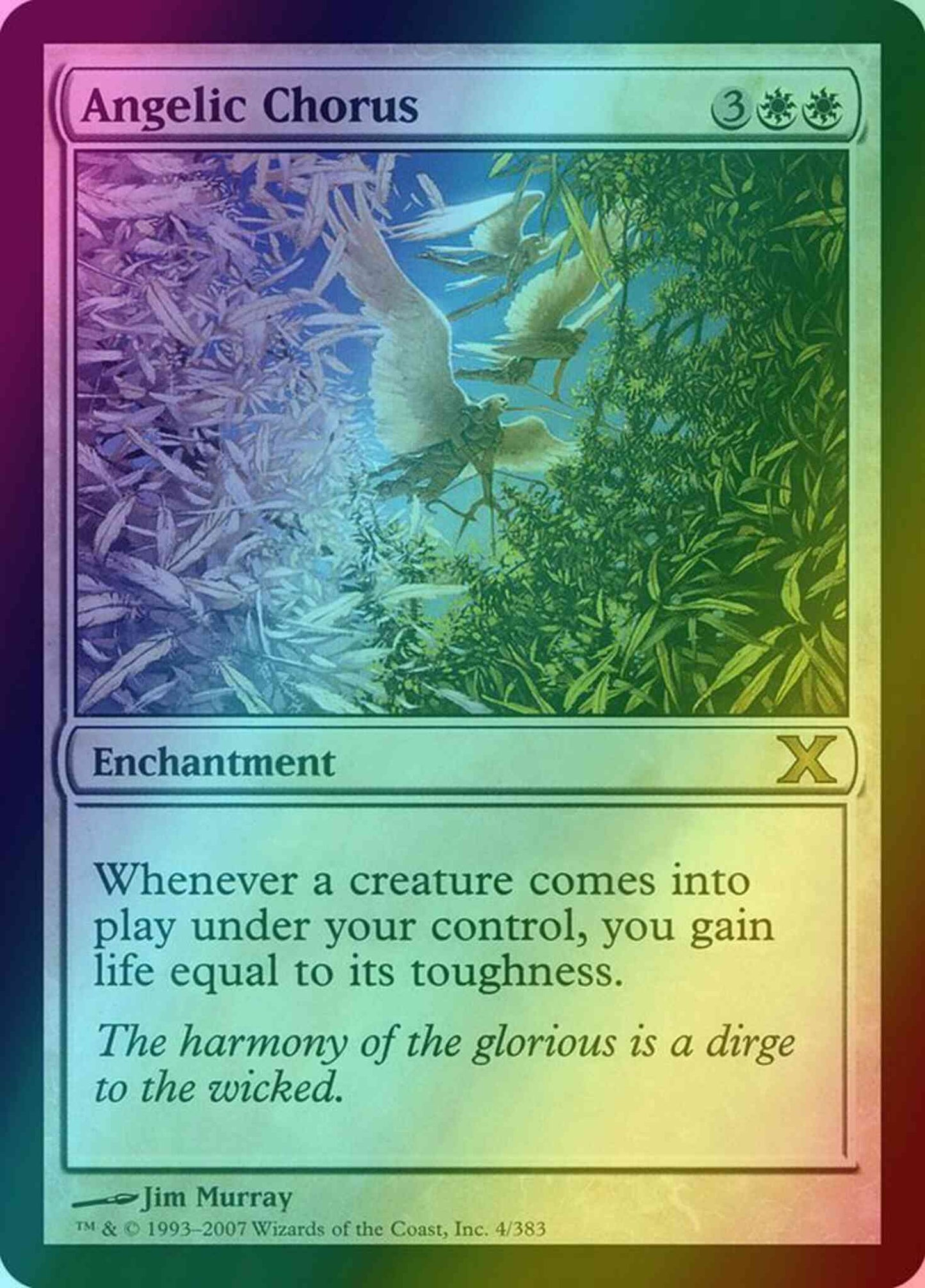 Angelic Chorus [4] [Tenth Edition] [Foil]