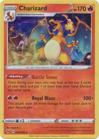 Charizard - 025/185 - Promo [Theme Deck Exclusive] [SWSH4MSP-025] [Cracked Ice Holo]