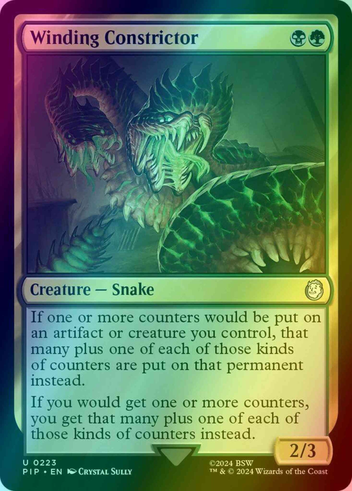 Winding Constrictor [223] [Fallout] [Foil]