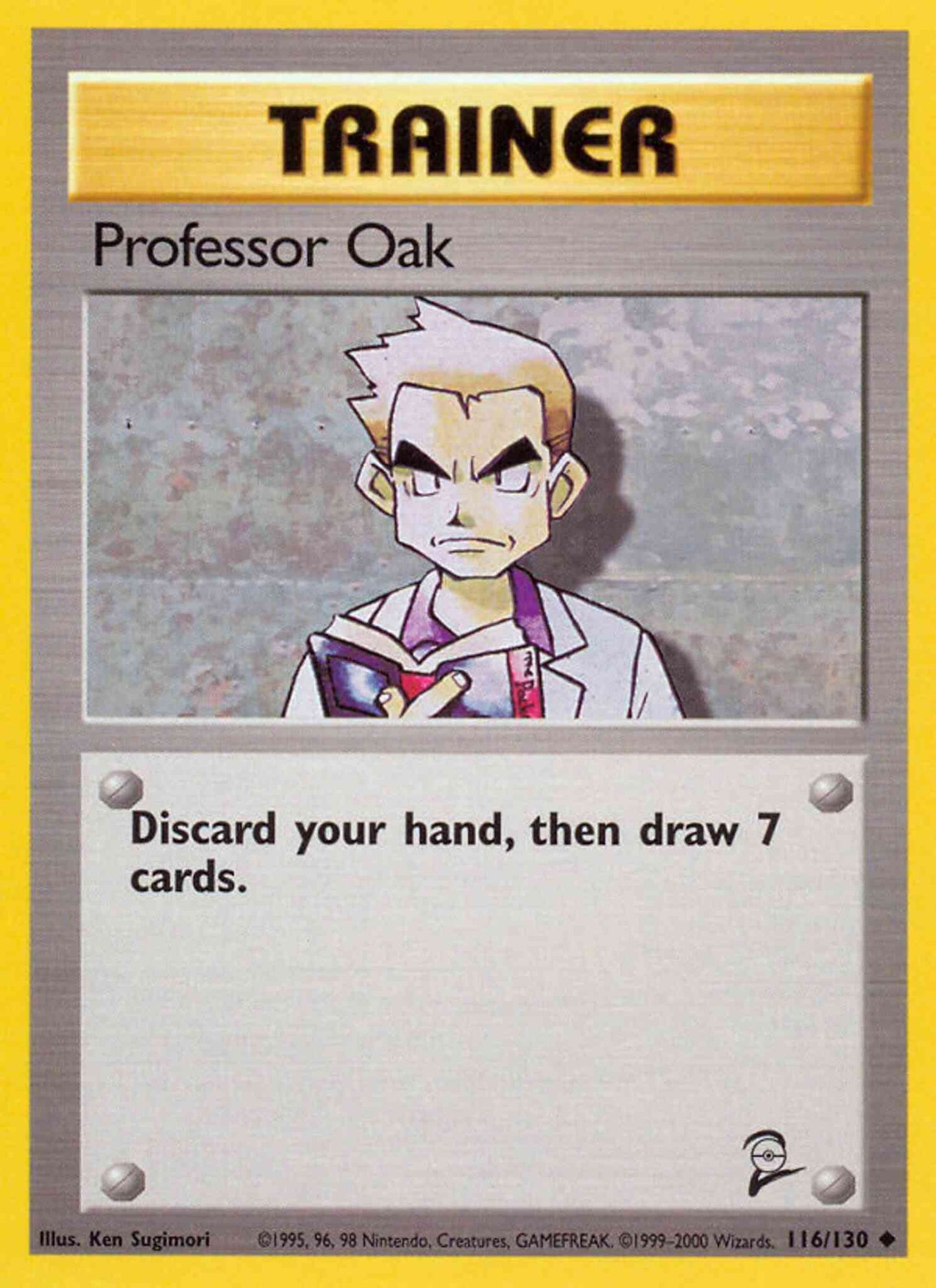 Professor Oak - 116/130 - Uncommon [base4-116] [Non-Holo]