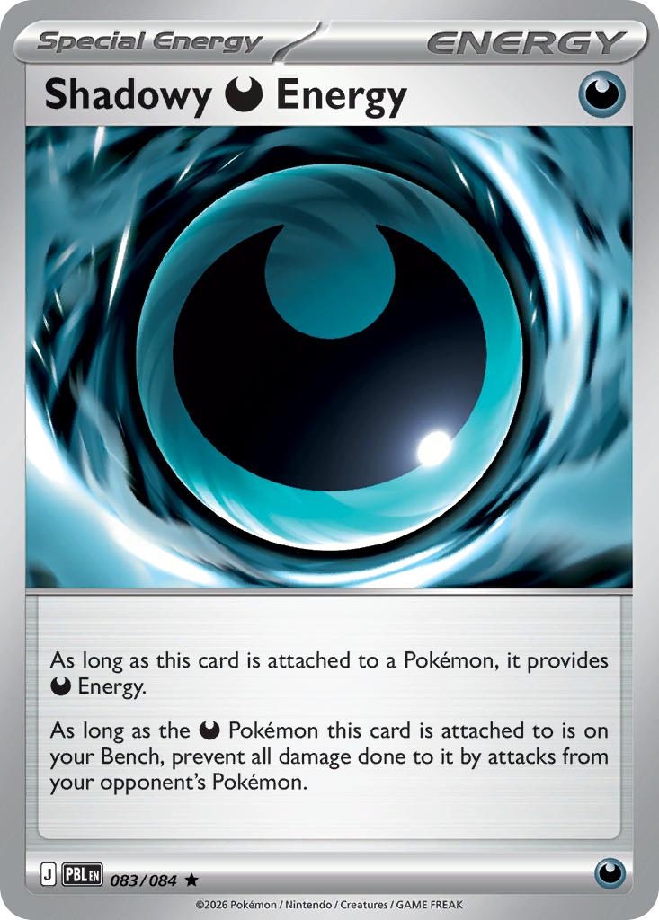 Shadowy Darkness Energy - 083/084 - Rare [me05-083] [Holo]