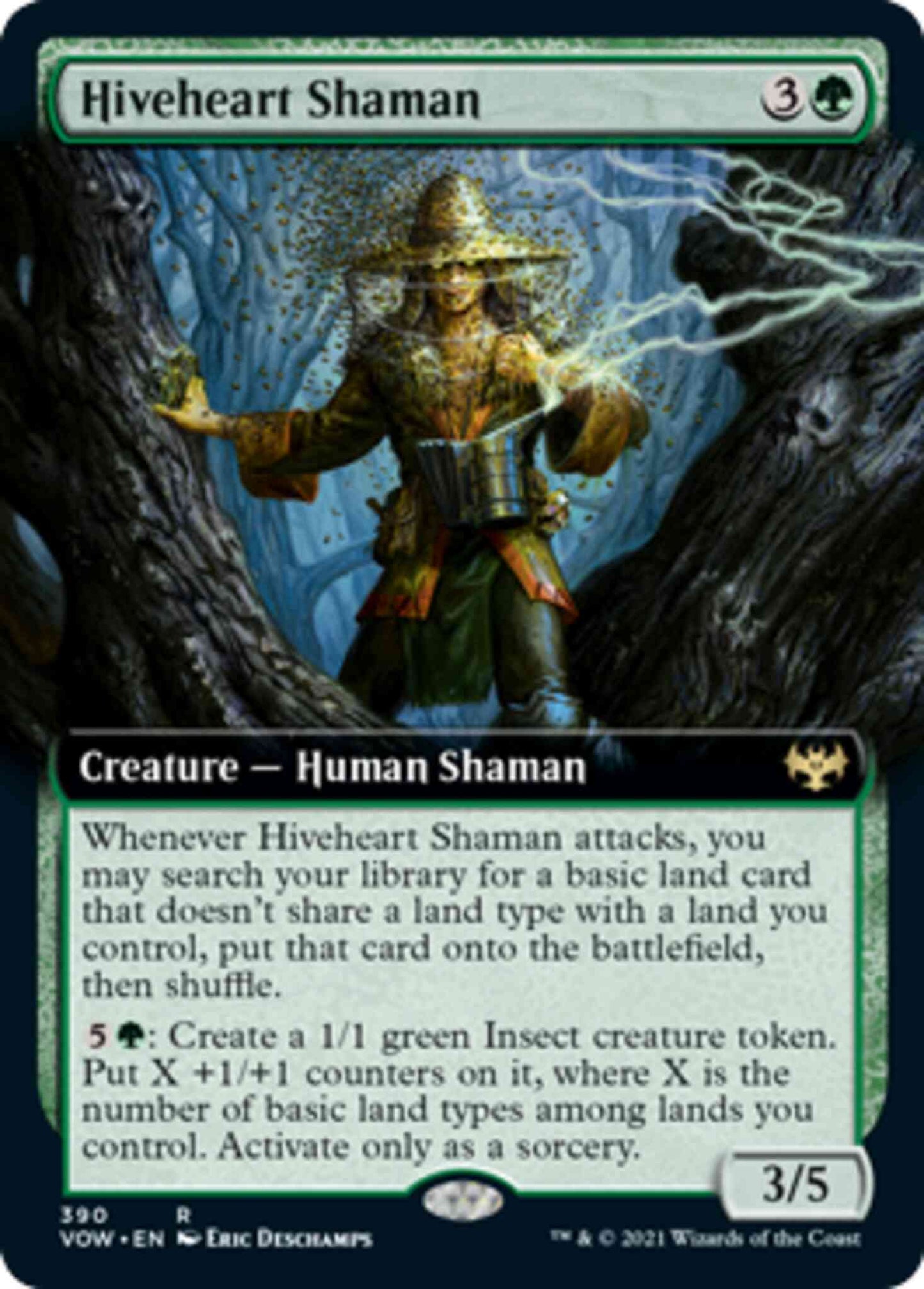 Hiveheart Shaman [390] [Extended Art] [Innistrad: Crimson Vow] [Non-Foil]
