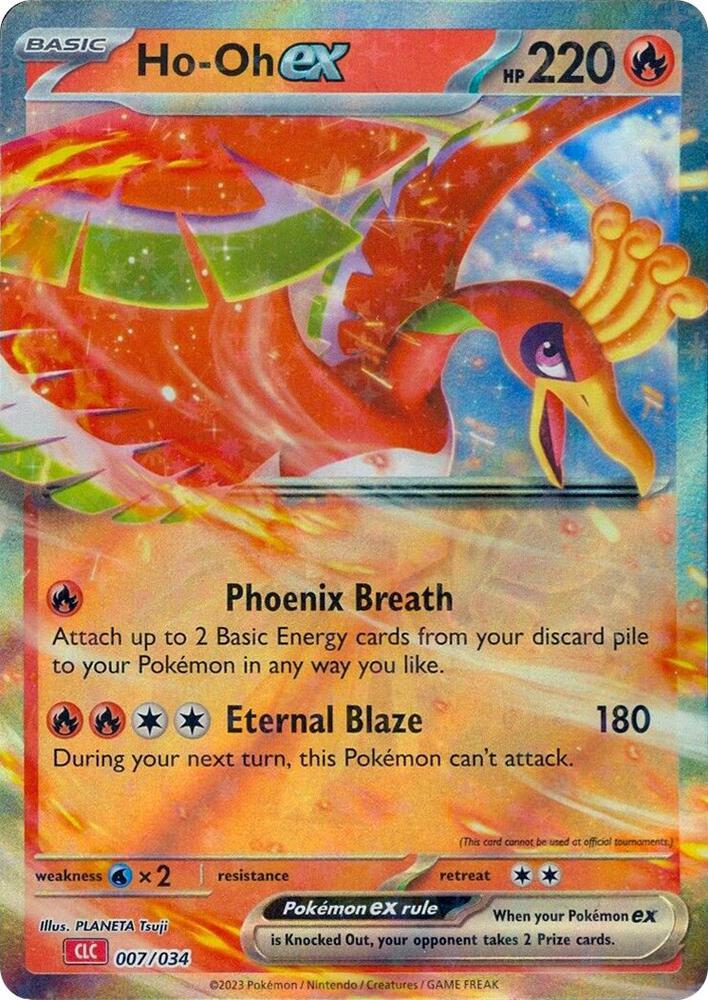 Ho-oh ex - 007/034 - Promo - CLC [tcgc-CLC007] [Ultra]