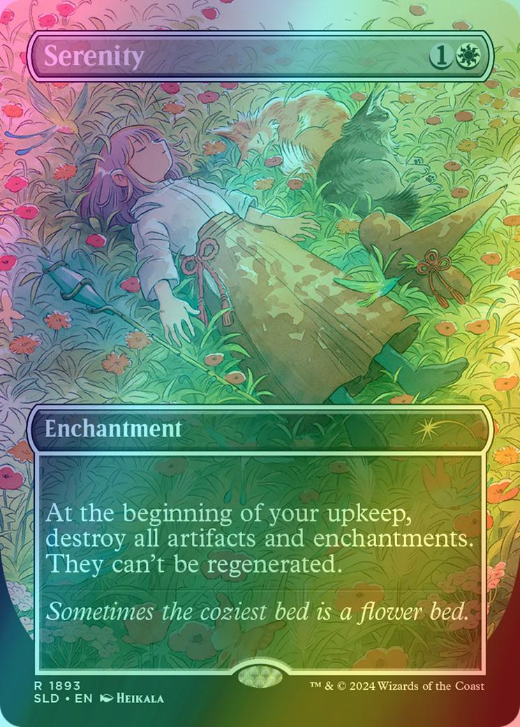 Serenity [1893] [Borderless] [Little Witch] [Secret Lair Drop] [Foil]