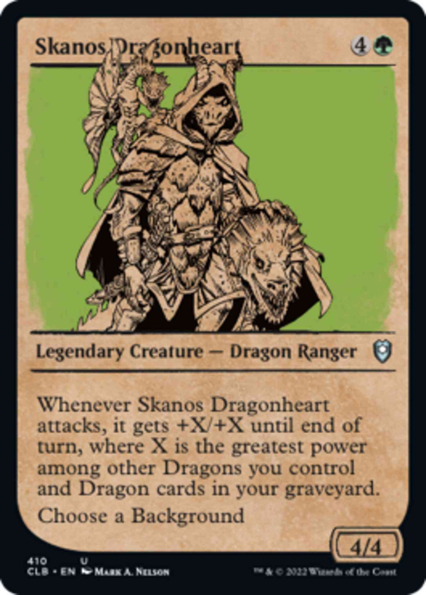 Skanos Dragonheart [410] [Rulebook Showcase] [Commander Legends: Battle for Baldur's Gate] [Non-Foil]