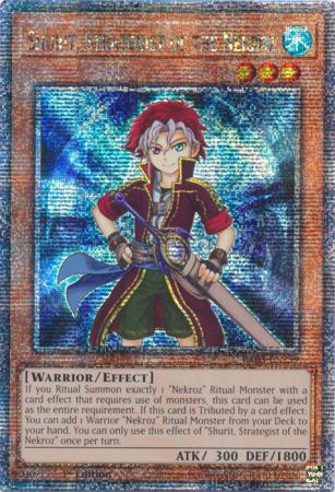 Shurit, Strategist of the Nekroz - RA03-EN259 - Quarter Century Secret Rare - 1st Edition