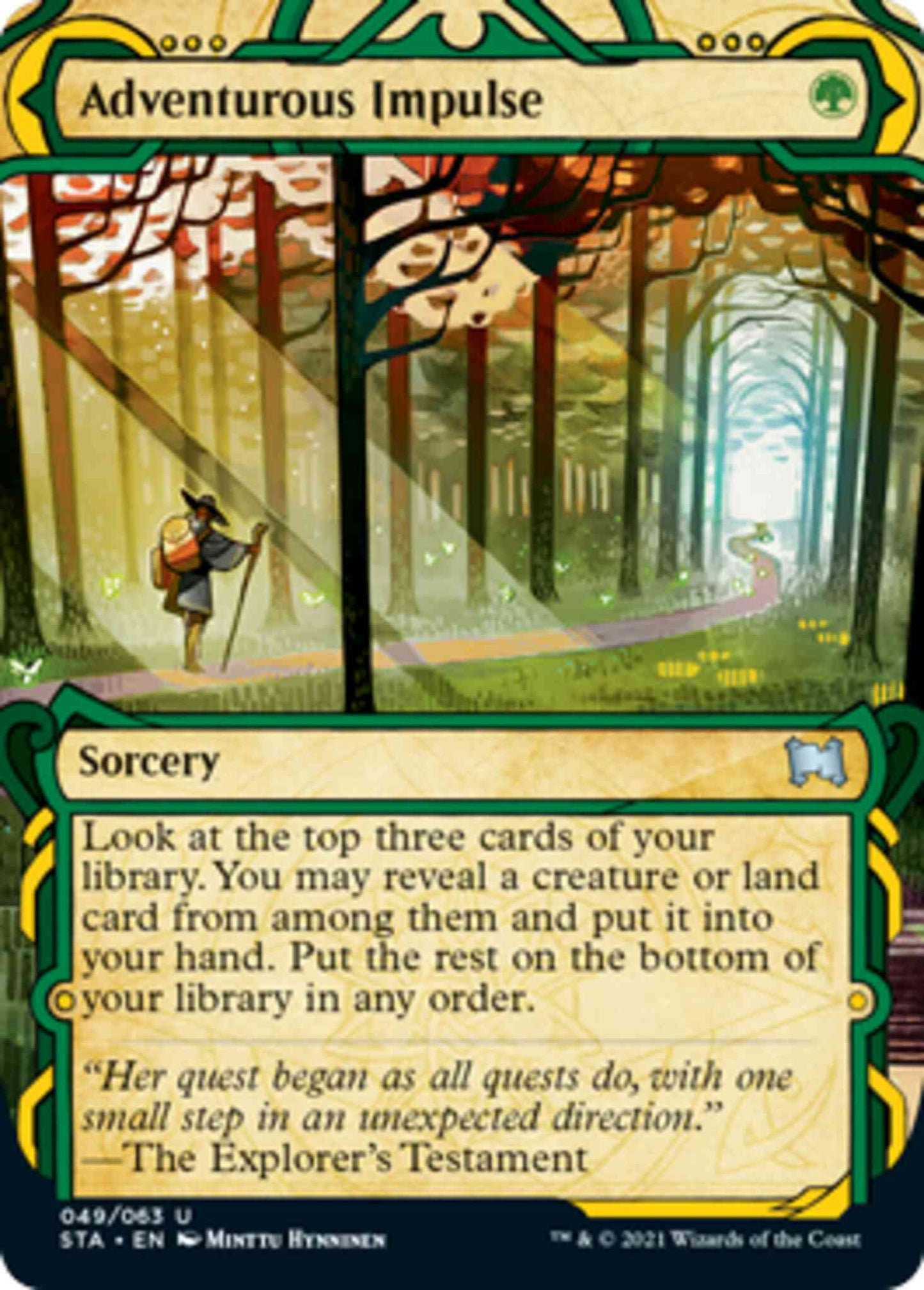 Adventurous Impulse [49] [Strixhaven Mystical Archive] [Etched Foil]