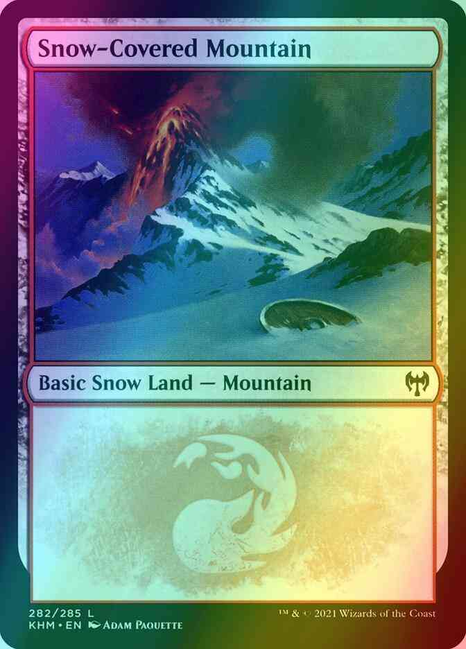 Snow-Covered Mountain [282] [Kaldheim] [Foil]