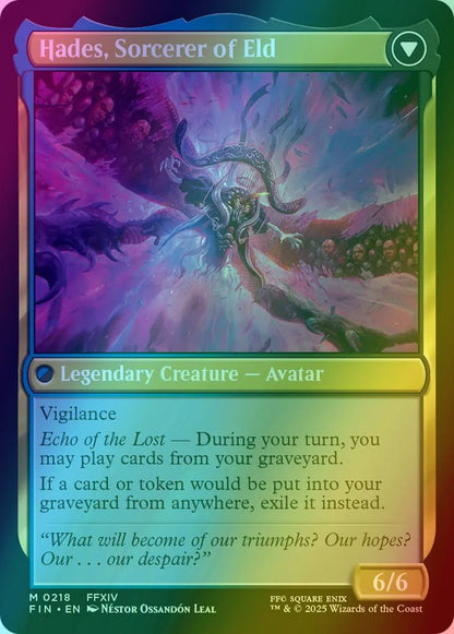 Emet-Selch, Unsundered // Hades, Sorcerer of Eld [218] [FINAL FANTASY] [Foil]