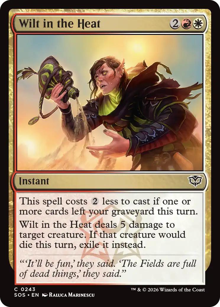 Wilt in the Heat [243] [Secrets of Strixhaven] [Non-Foil]