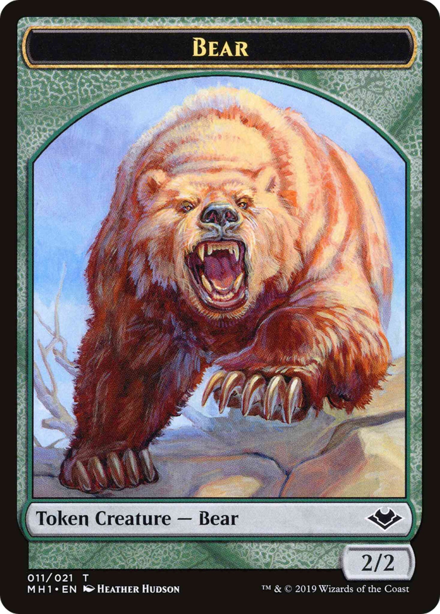 Bear Token (11) // Goblin Token (10) [Modern Horizons Tokens] [Non-Foil]