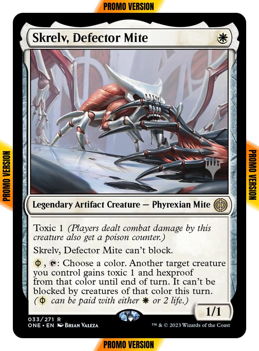 Skrelv, Defector Mite [33p] [Promo Pack] [Phyrexia: All Will Be One: Promos] [Non-Foil]