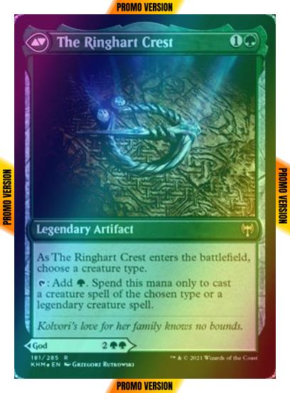 Kolvori, God of Kinship // The Ringhart Crest [Prerelease] [181s] [Kaldheim Promos] [Foil]