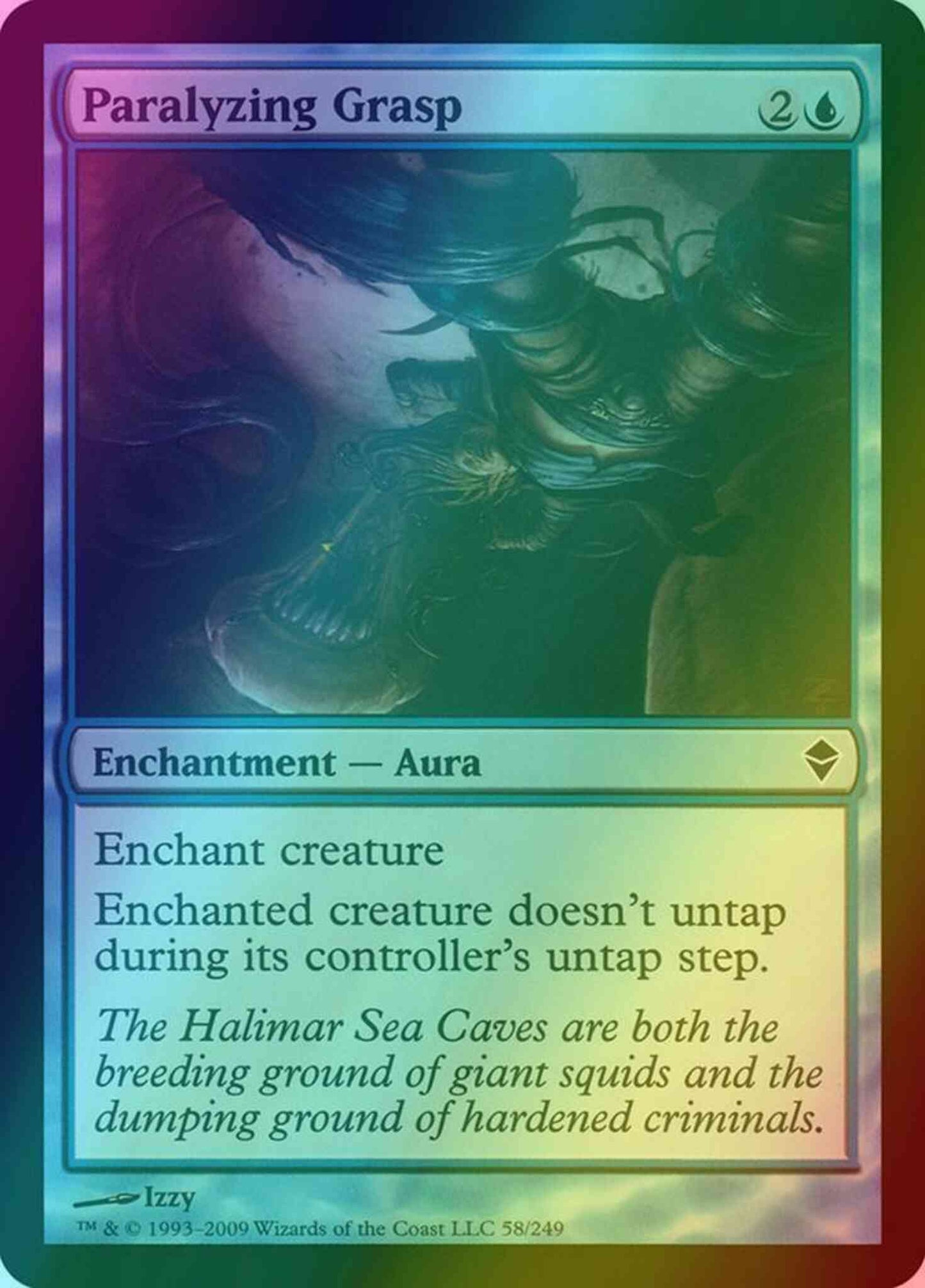 Paralyzing Grasp [58] [Zendikar] [Foil]