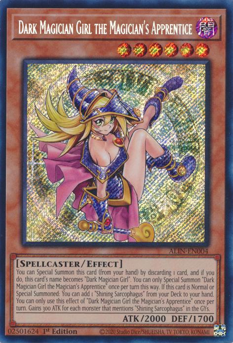 Dark Magician Girl the Magician's Apprentice - ALIN-EN004 - Secret Rare - 1st Edition